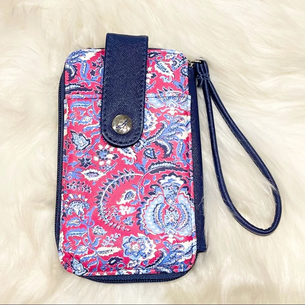 Floral Phone Case Wristlet Wallet